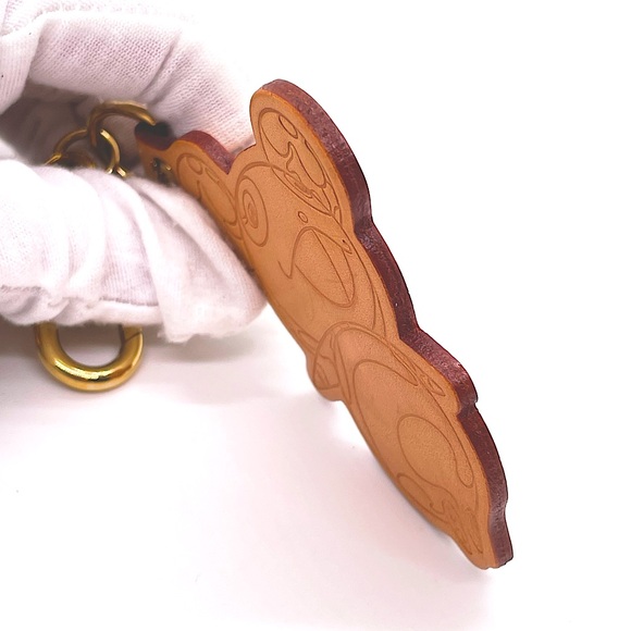 Louis Vuitton Takashi Murikami Leather Bear Bag Charm Key Ring - Picture 8 of 9